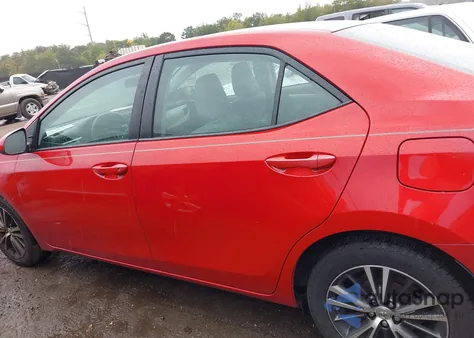 2016 Toyota Corolla Le Plus из США, поврежденный, VIN 2T1BURHE7GC524764